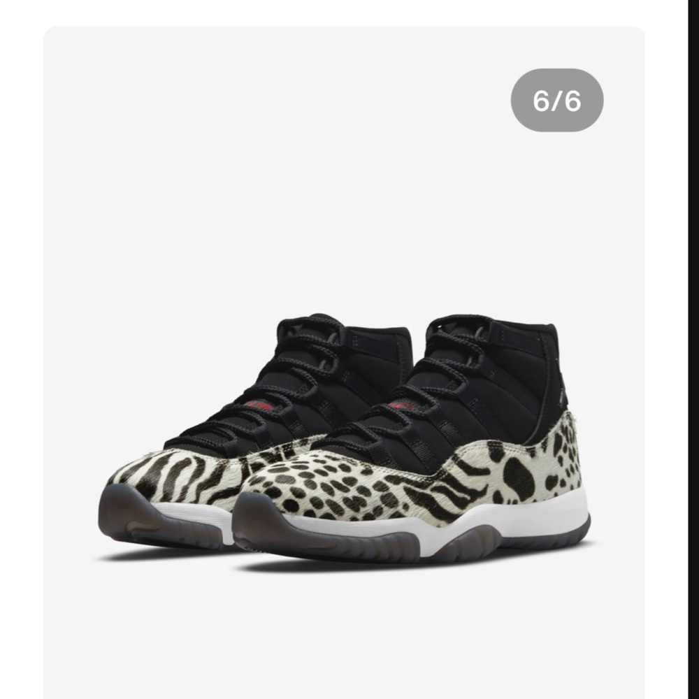 New women Jordans, 11 animal print